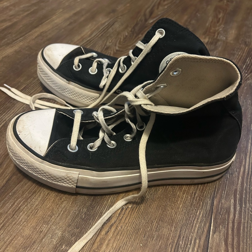Converse Black High-Top Women's Athletic Shoes